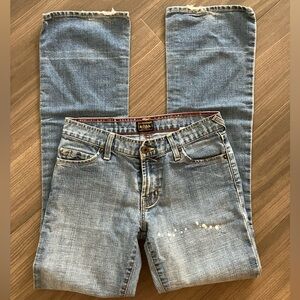 Von Dutch Low Rise Patch Jeans